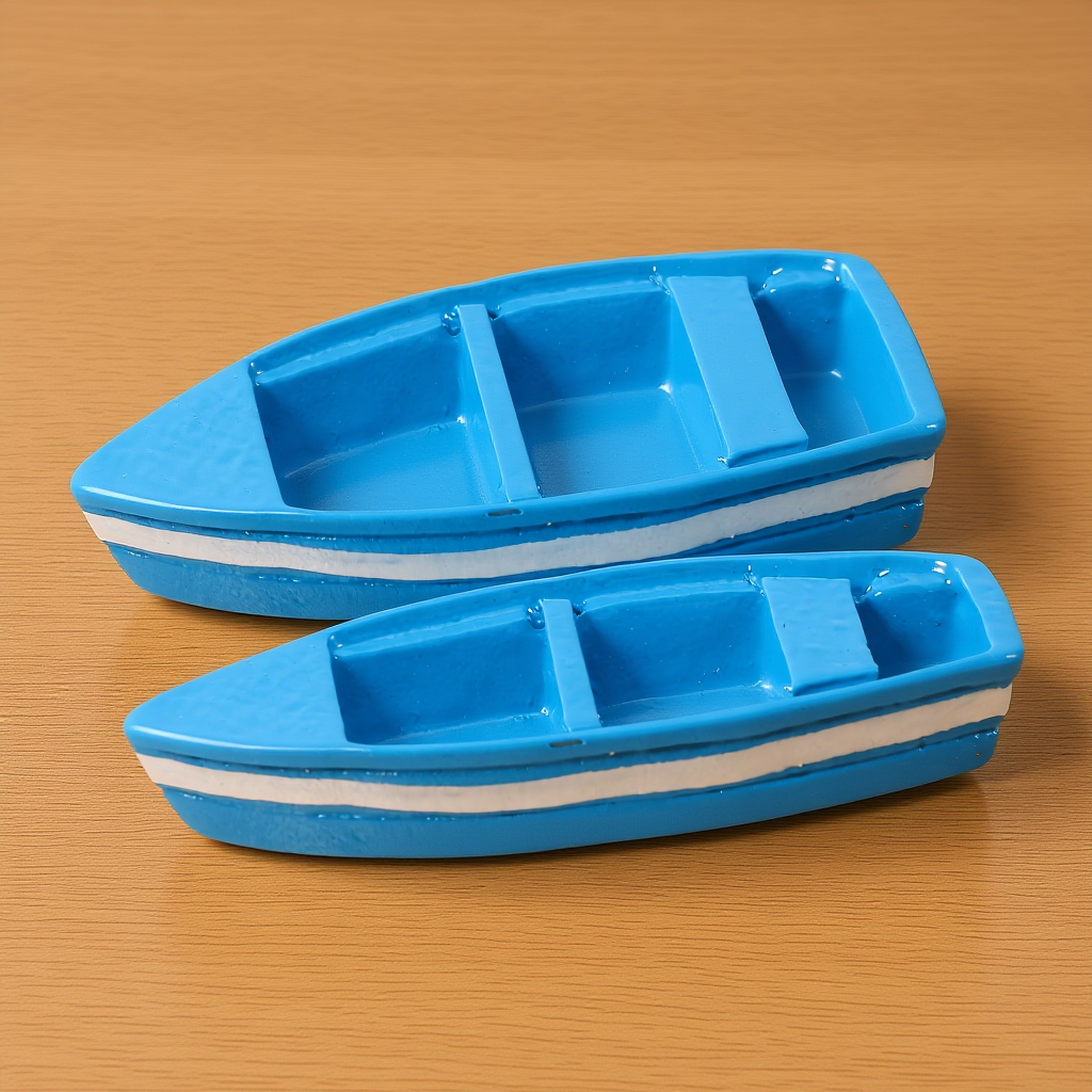 Bonsai Garden Home - 3 set Micro Landscape Boats Resin
