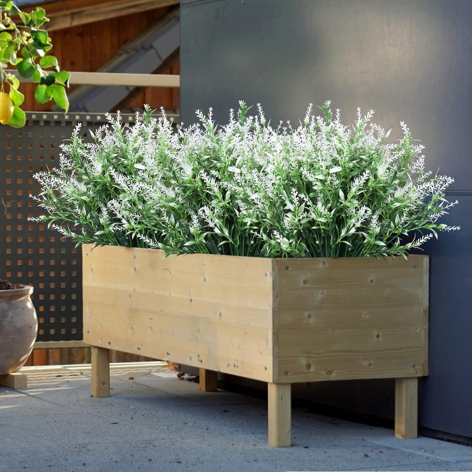 Artificial Flowers Plastic Lav - огляд і ціна Bonsai Garden Home