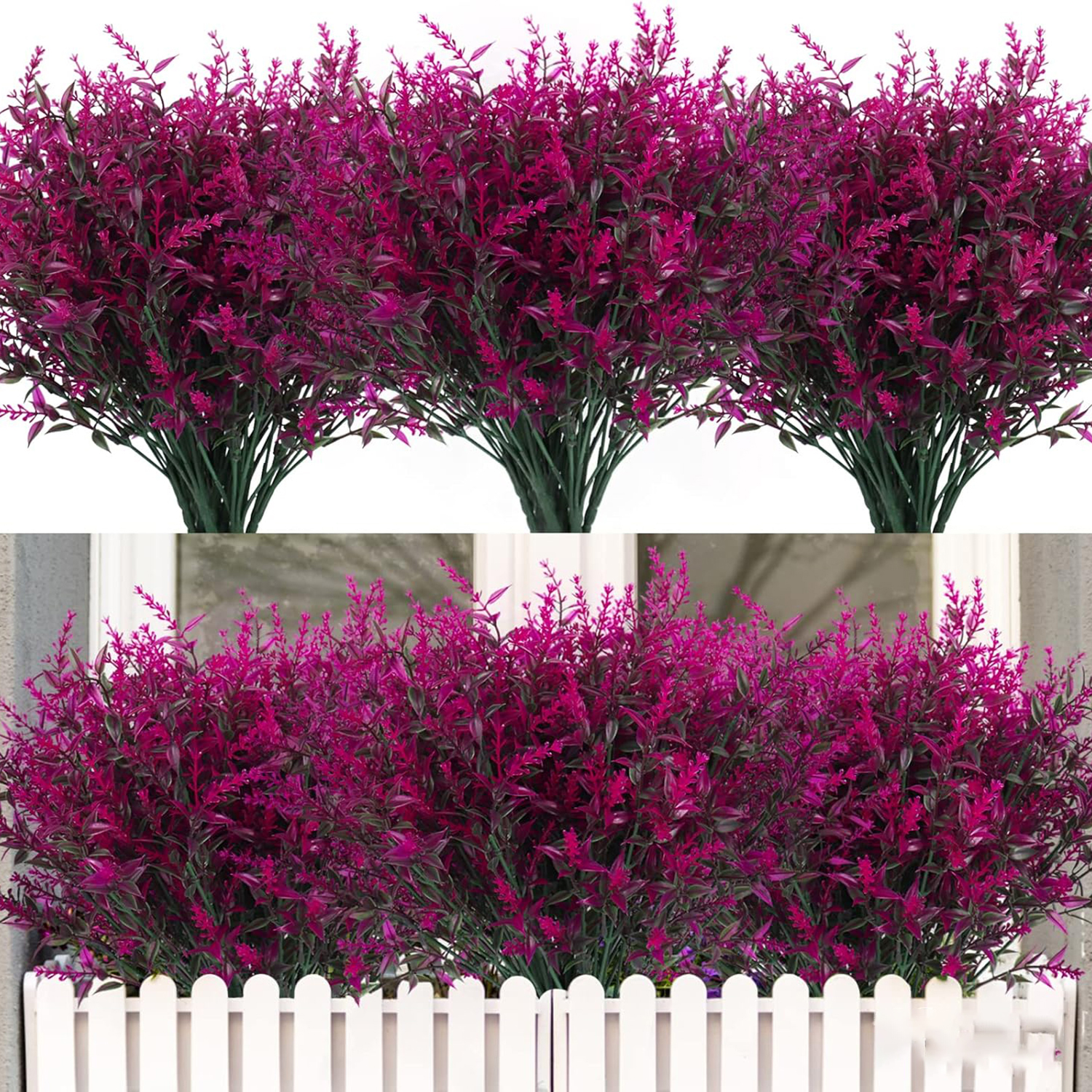 Artificial Flowers Plastic Lav - огляд і ціна Bonsai Garden Home