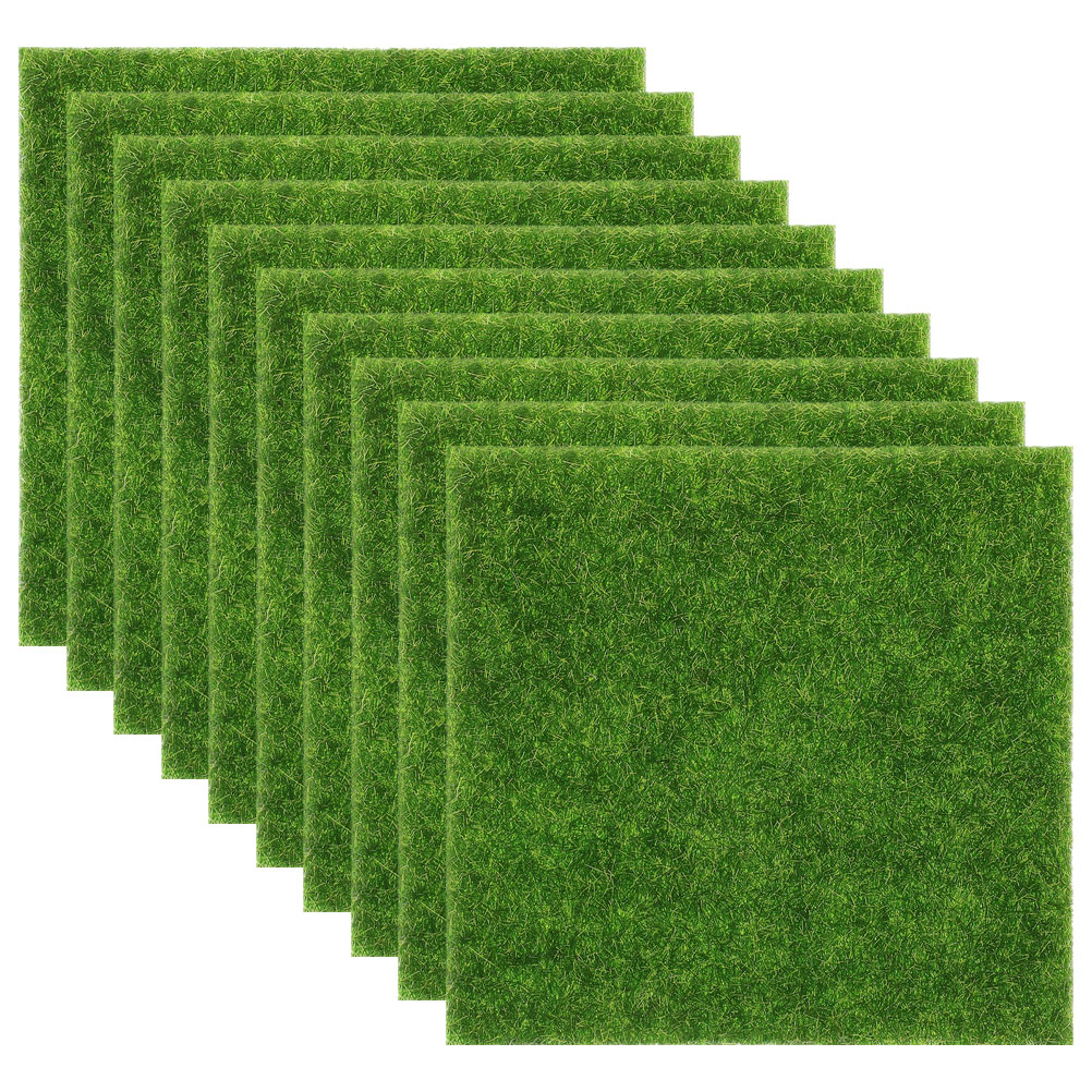 10 Pcs Artificial Grass Mat 15 - огляд і ціна Bonsai Garden Home