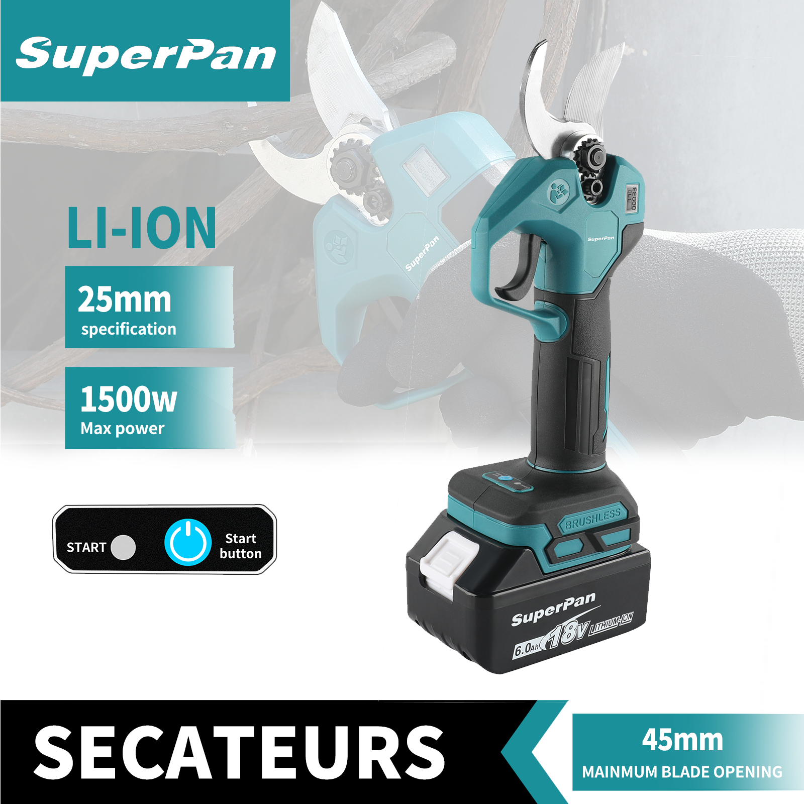 SuperPan 40mm Brushless Cordle - огляд і ціна Us Bonsai Garden