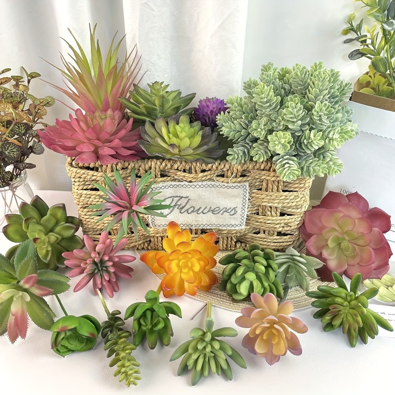 10/20Pcs PVC Succulents Plants - огляд і ціна Bonsai Garden Home